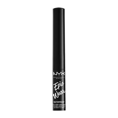 NYX Professional Makeup Epic Wear Liquid Liner tekuté linky na oči s matným finišem odstín 01 Black 3.5 ml
