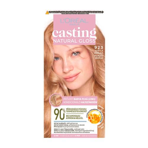 L’Oréal Paris Casting Creme Natural Gloss semipermanentní barva na vlasy odstín 923 LIGHT BLONDE SUCRE 1 ks