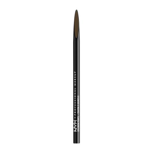 NYX Professional Makeup Precision Brow Pencil 0,13 g tužka na obočí s kartáčkem pro ženy 06 Black
