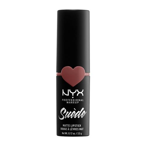 NYX Professional Makeup Suède Matte Lipstick 3,5 g rtěnka pro ženy 05 Brunch Me