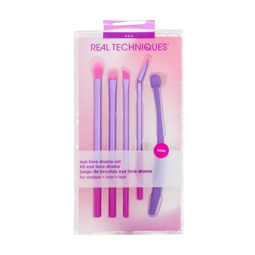 Real Techniques Eye Love Drama sada štětců na oči 5 ks