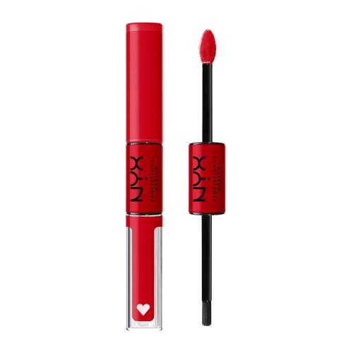 NYX Professional Makeup Shine Loud High Shine Lip Color tekutá rtěnka s vysokým leskem odstín 17 - Rebel In Red 6,5 ml