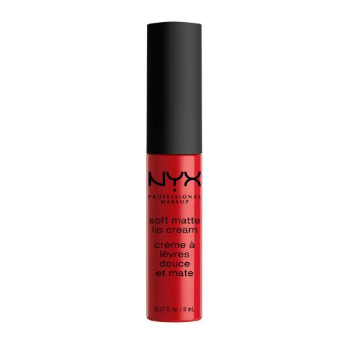 NYX Professional Makeup Soft Matte Lip Cream lehká tekutá matná rtěnka odstín 01 Amsterdam 8 ml