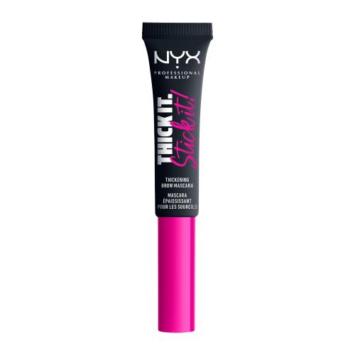 NYX Professional Makeup Thick it Stick It Brow Mascara řasenka na obočí odstín 08 - Black 7 ml
