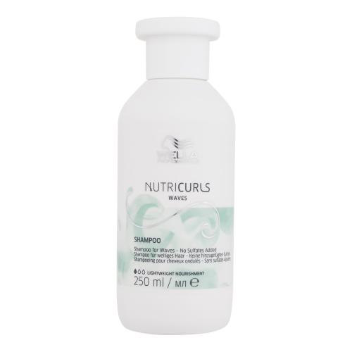 Wella Professionals NutriCurls Waves Shampoo 250 ml šampon pro podporu vlnitých vlasů pro ženy