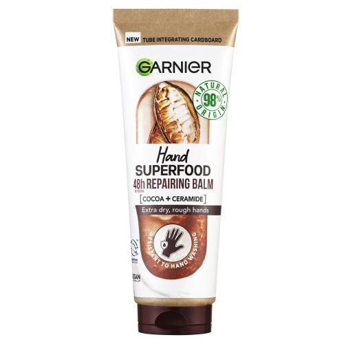 Garnier Hand Superfood regenerační krém na ruce s kakaem 75 ml