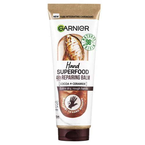 Garnier Hand Superfood 48h Repairing Balm 75 ml regenerační krém pro velmi suchou pokožku pro ženy