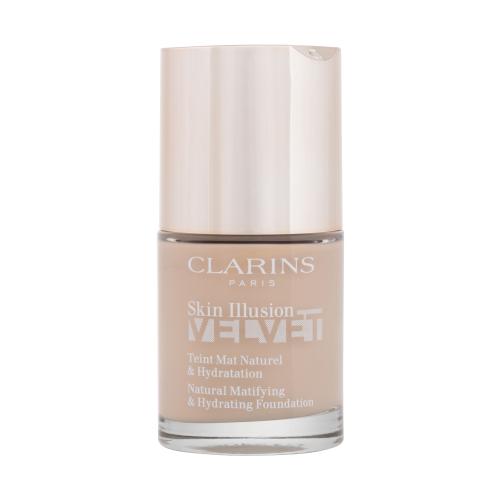 Clarins Skin Illusion Velvet 30 ml matující a hydratační tekutý make-up pro ženy 103N