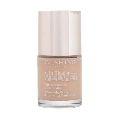 Clarins Skin Illusion Velvet tekutý make-up s matným finišem s vyživujícím účinkem odstín 108.3N 30 ml
