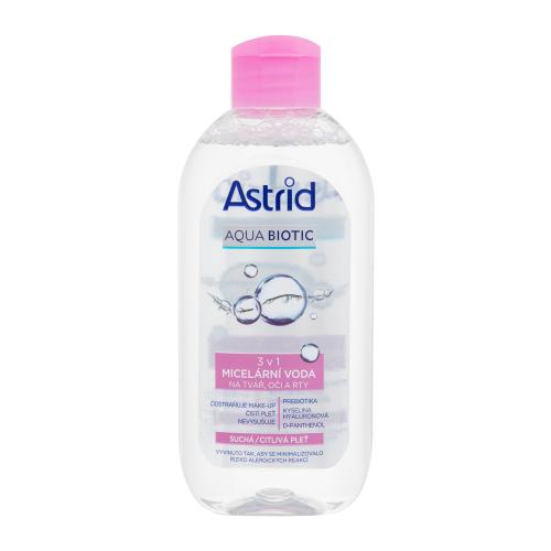 Astrid Aqua Biotic 3in1 Micellar Water 200 ml micelární voda pro suchou a citlivou pleť pro ženy