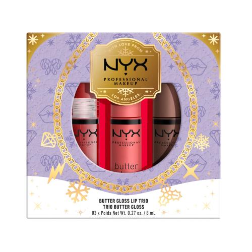 NYX Professional Makeup Butter Gloss Trio Set 1 kus