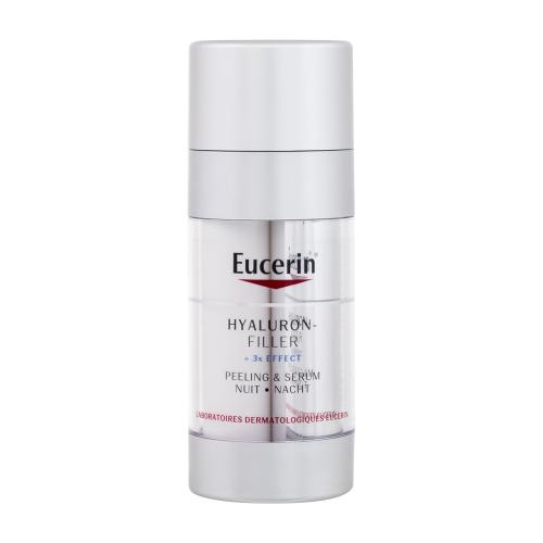Eucerin Hyaluron-Filler + 3x Effect Night Peeling & Serum 30 ml noční omlazující a obnovující pleťové sérum pro ženy