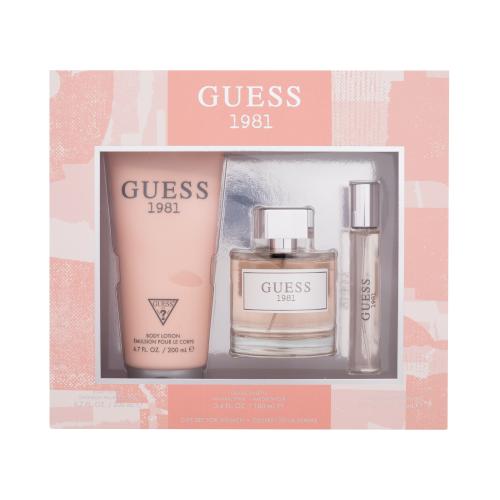 GUESS Guess 1981 dárková kazeta toaletní voda 100 ml + tělové mléko 200 ml + toaletní voda 15 ml pro ženy