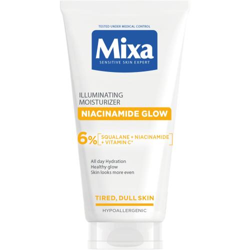 Mixa Niacinamide Glow Illuminating Moisturizer 50 ml hydratační a rozjasňující denní pleťový krém pro ženy