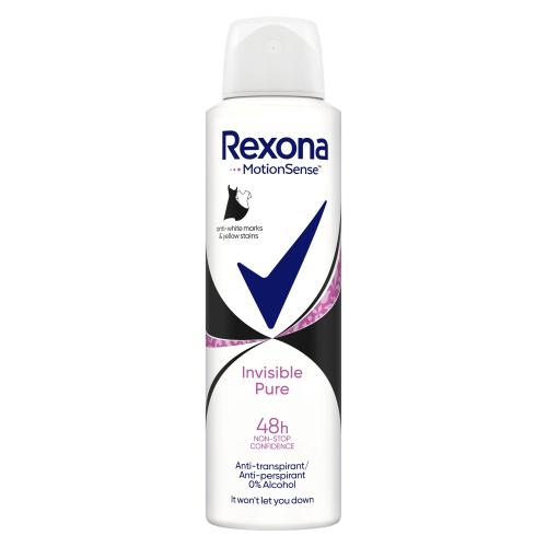 Rexona MotionSense Invisible Pure 48H 150 ml antiperspirant deospray pro ženy