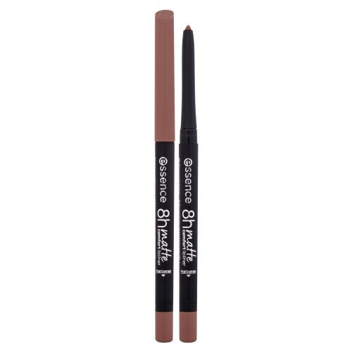 essence 8h Matte Comfort matná tužka na rty s ořezávátkem odstín 03 Soft Beige 0,3 g