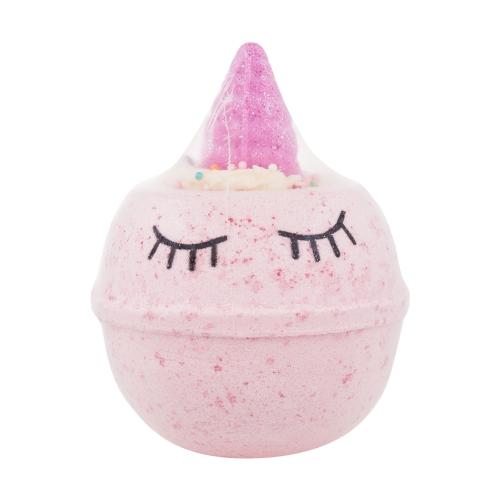 2K Bubbling Unicorn Bath Fizzer 200 g bomba do koupele pro ženy Strawberry