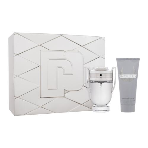 Paco Rabanne Invictus SET1 dárková kazeta toaletní voda 100 ml + sprchový gel 100 ml pro muže