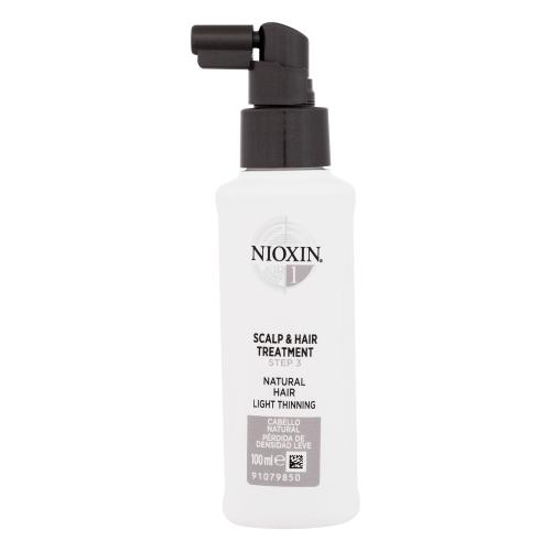 Nioxin System 1 Scalp & Hair Treatment 100 ml objemová bezoplachová péče pro jemné a řídnoucí vlasy pro ženy
