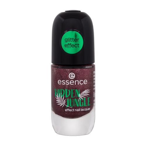 Essence Hidden Jungle lak na nehty odstín 05 Forbidden Berry 8 ml