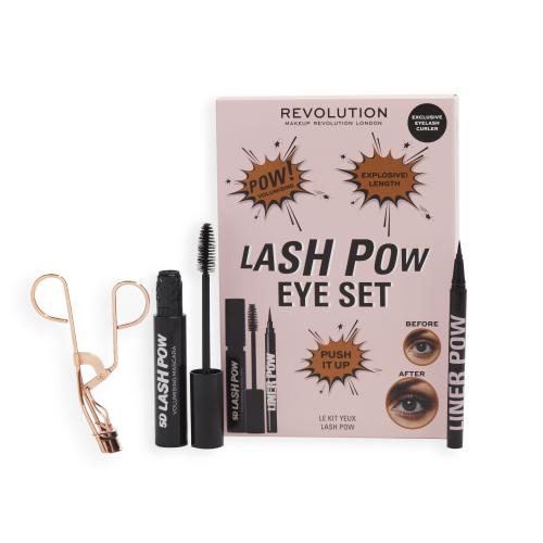 Makeup Revolution London Lash Pow Eye Set dárková kazeta dárková sada Super Black