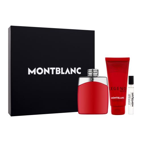 Montblanc Legend Red dárková kazeta pro muže parfémovaná voda 100 ml + parfémovaná voda 7,5 ml + sprchový gel 100 ml