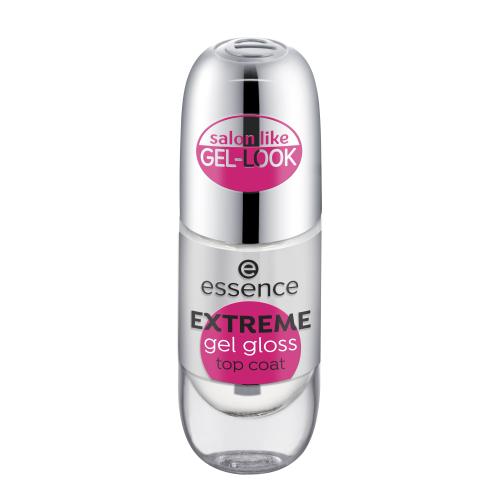 Essence Extreme Gel Gloss Top Coat 8 ml krycí lak s vysokým leskem pro ženy