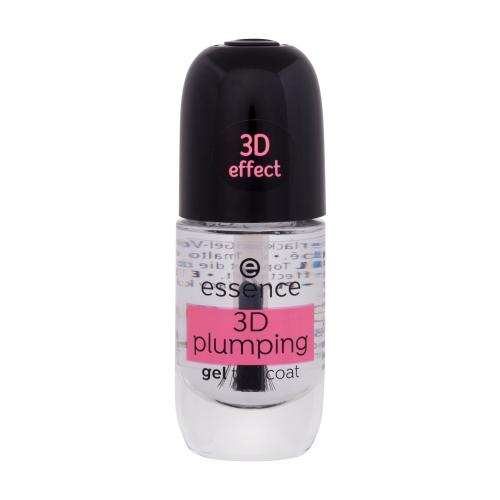 Essence 3D Plumping gelový vrchní lak na nehty 8 ml