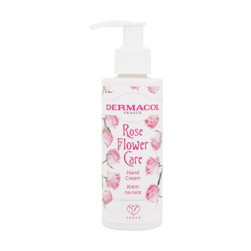 Dermacol Rose Flower Care 150 ml ochranný a vyživující krém na ruce pro ženy