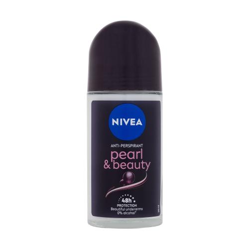 Nivea Pearl & Beauty Black 48H 50 ml antiperspirant roll-on pro ženy