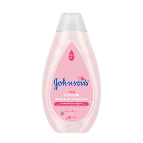 Johnson's® Wash and Bath jemný mycí gel 500 ml