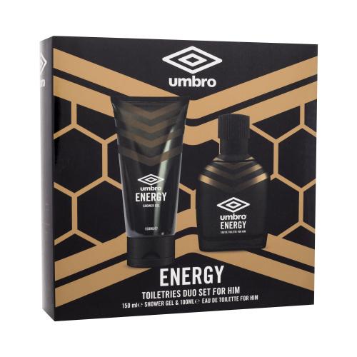 UMBRO Energy dárková kazeta pro muže toaletní voda 100 ml + sprchový gel 150 ml