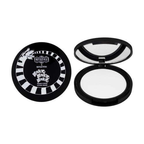 Makeup Revolution London Beetlejuice Never Trust The Living Pressed Powder 7,5 g pudr pro ženy White