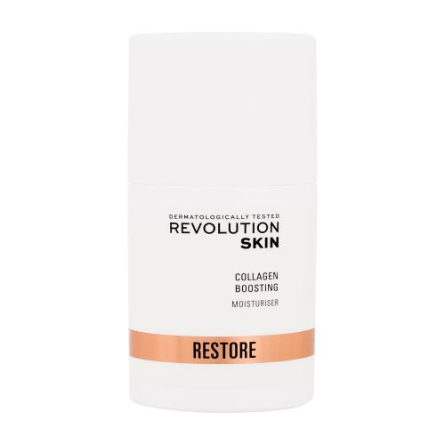 Revolution Skincare Restore Collagen Boosting Moisturiser 50 ml hydratační a vyživující krém proti vráskám pro ženy