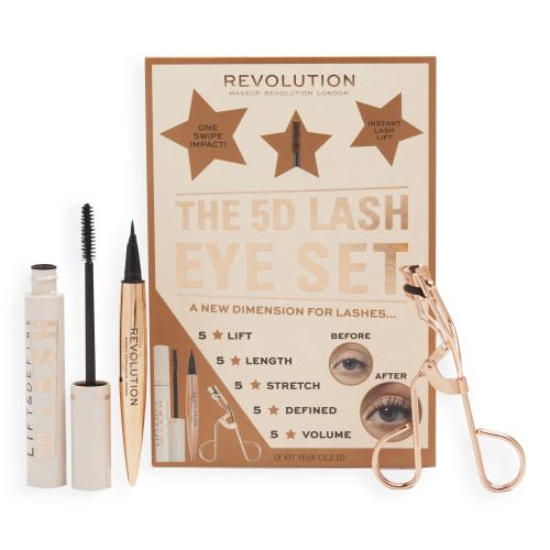 Makeup Revolution London 5D Lash Eye Set dárková kazeta dárková sada Super Black