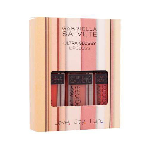 Gabriella Salvete Ultra Glossy Lipgloss Set dárková kazeta lesk na rty Ultra Glossy Lipgloss 2 x 4 ml 03 + lesk na rty Ultra Glossy Lipgloss 4 ml 04 W