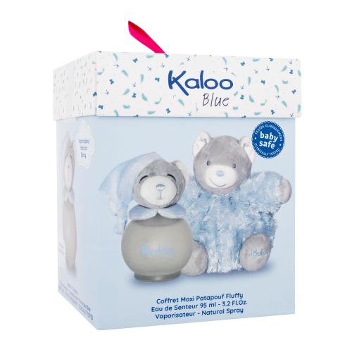 Kaloo Blue dárková kazeta pro děti tělový sprej 95 ml + plyšová hračka