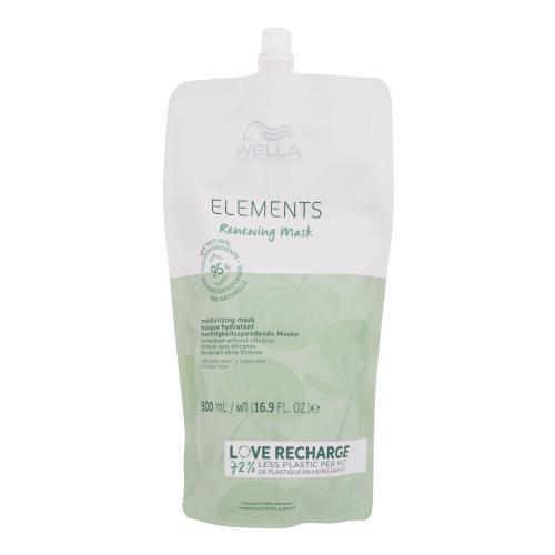 Wella Professionals Elements Renewing Mask 500 ml maska na vlasy pro ženy Náplň na poškozené vlasy