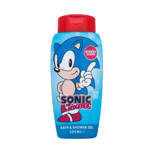 Sonic The Hedgehog Bath & Shower Gel 300 ml sprchový gel s višňovou vůní pro děti