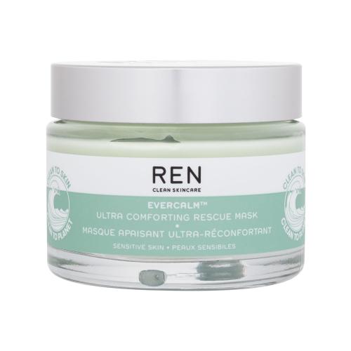 REN Clean Skincare Evercalm Ultra Comforting Rescue 50 ml zklidňující a hydratační maska pro citlivou pleť pro ženy