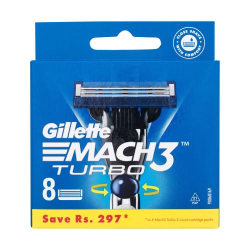 Gillette Mach3 Turbo náhradní břit pro muže náhradní břity 8 ks