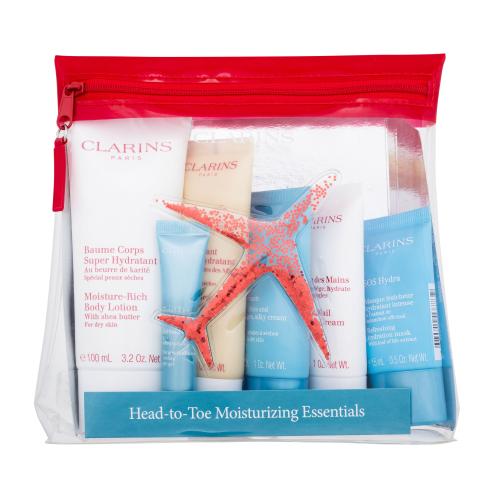Clarins Hand-To-Toe Moisturizing Essentials dárková kazeta dárková sada
