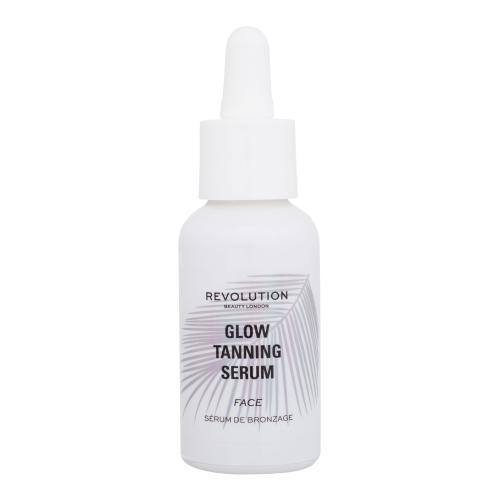 Makeup Revolution London Glow Tanning Serum SPF30 30 ml ochranné opalovací sérum na obličej pro ženy