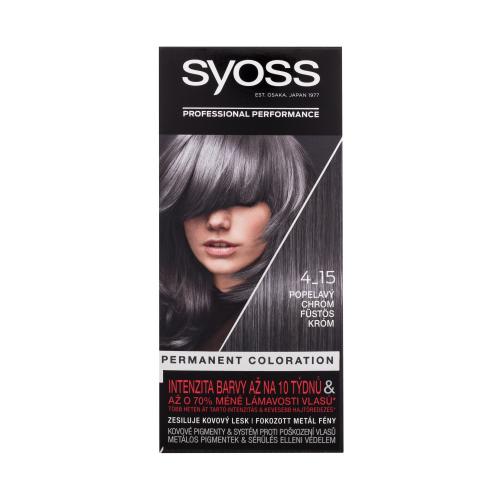 Syoss Permanent Coloration 50 ml permanentní barva na vlasy pro ženy 4-15 Dusty Chrome