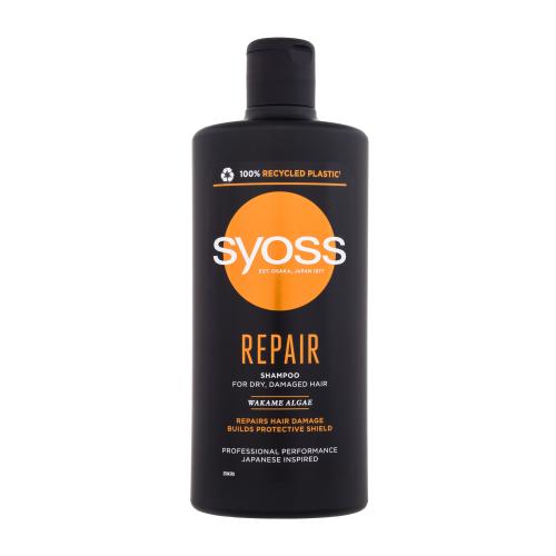 Syoss Repair Shampoo 440 ml šampon pro suché a poškozené vlasy pro ženy