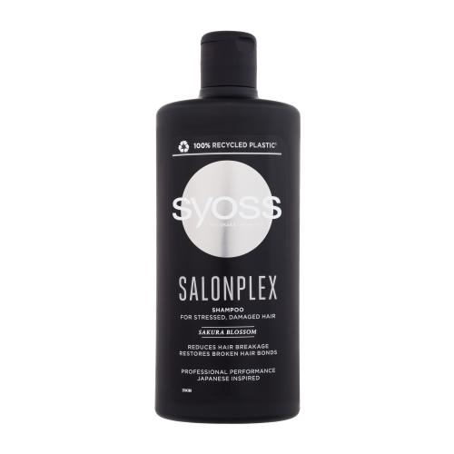 Syoss SalonPlex Shampoo 440 ml šampon pro chemicky i mechanicky namáhané vlasy pro ženy