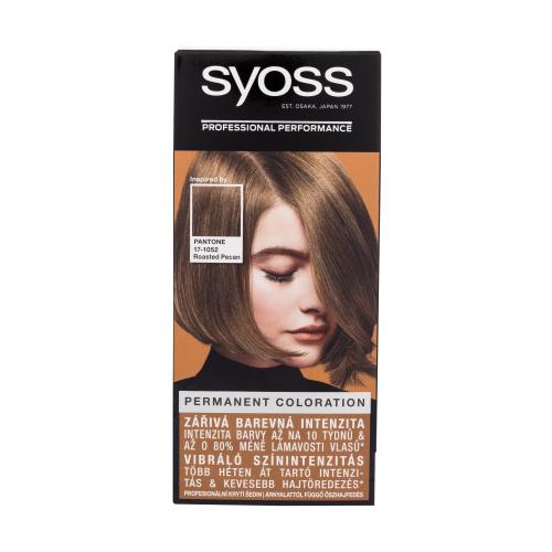 Syoss Permanent Coloration 50 ml permanentní barva na vlasy pro ženy 6-66 Roasted Pecan