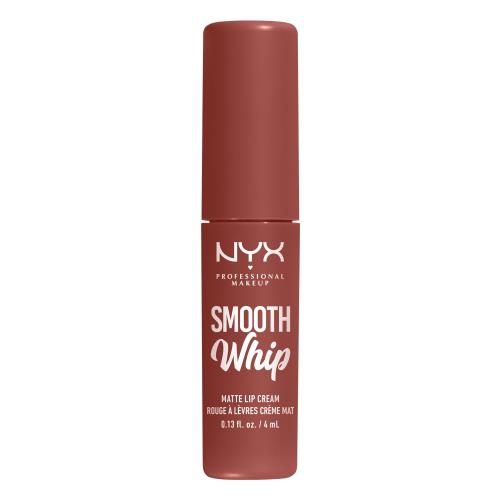 NYX Professional Makeup Smooth Whip Matte Lip Cream sametová rtěnka s vyhlazujícím efektem odstín 03 Latte Foam 4 ml