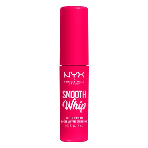 NYX Professional Makeup Smooth Whip Matte Lip Cream sametová rtěnka s vyhlazujícím efektem odstín 10 Pillow Fight 4 ml