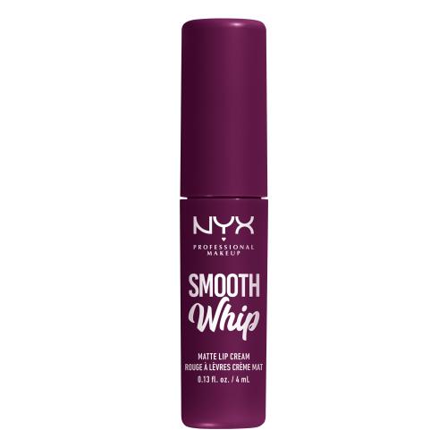 NYX Professional Makeup Smooth Whip Matte Lip Cream sametová rtěnka s vyhlazujícím efektem odstín 11 Berry Bed Sheers 4 ml